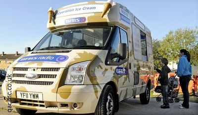 BFBS Ice Cream Van