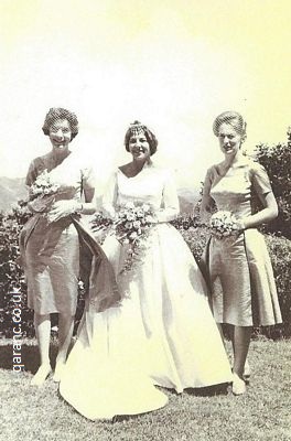 Bride Bridesmaids 1960s lawn QA Officer Mess Hong Kong