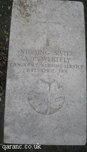 Canadian Nursing Services Grave