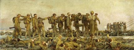 Gassed WWI oil painting John Singer Sargent RA 1918