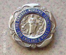 General Nursing Council For England and Wales badge