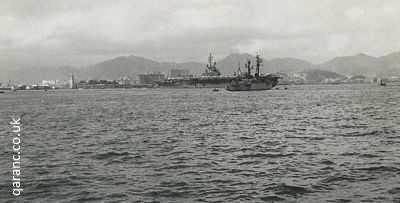 HMS Bulwark Hong Kong Harbour