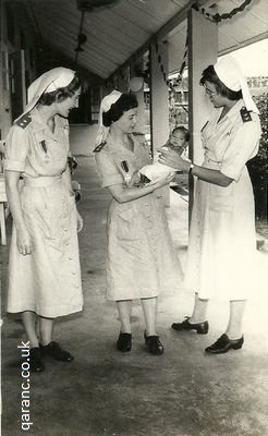 Isolation Ward Singapore with baby three qaranc sisters
