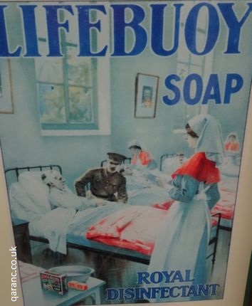 Lifebuoy Soap Royal Disinfectant Military Nurse QAIMNS Sign