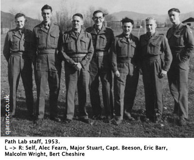 Path Lab staff 1953