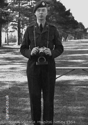 Photographer C H Ted Tedman RAF Physiotherapist Netley Hospital 1955