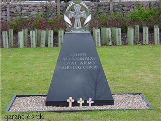 QARANCMemorial with Remembrance Crosses