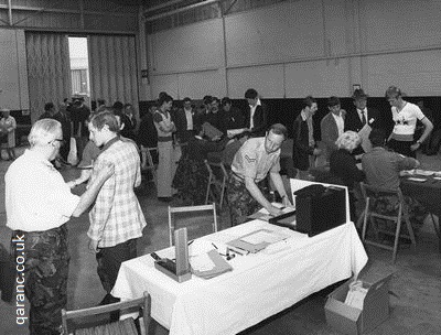 RAMC Medic Doctor Examining Reservists Larkhill 1975