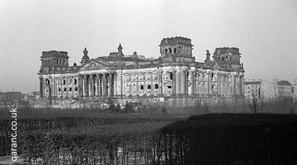 Reichstag photo after World War Two 1956
