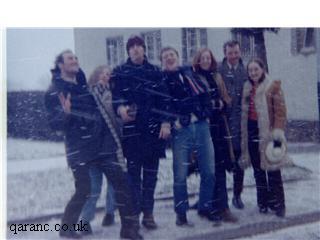 Staff from BMH Iserlohn enjoying the snow