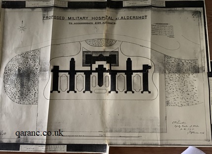 Aldershot Military Hospital Original Plans 1876