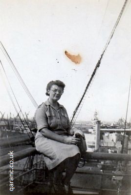 Bombay Docks Empress of Scotland October 1945