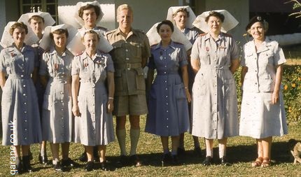 British Hospital Kaduna Nigeria West Africa Lt Col GW Reid RAMC and Nursing Staff 1955