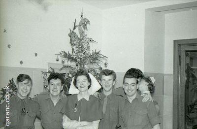 Christmas 1957 QARANC Staff Patients