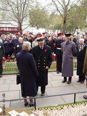 Duke of Edinburgh with DANS Col Wendy Spencer