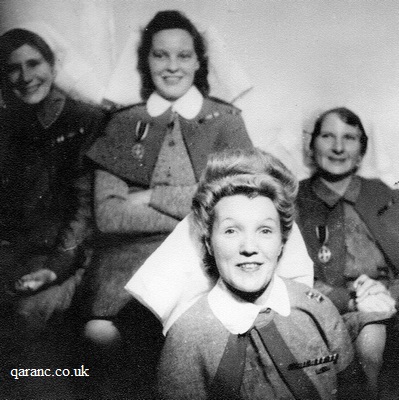 Four QA Nursing Sisters Ward Uniform Miss Mackessy Mrs Wode Miss Conys Mrs Brown