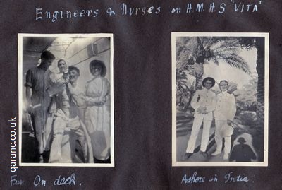 HMHS VITA Engineers Nurses Ashore