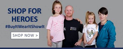Help For Heroes Charity Shop Discount Promotion Code
