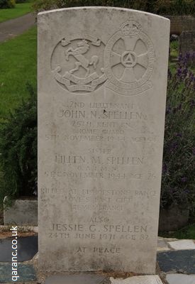 Herne Bay Cemetery Sister Eileen M Spellen QAIMNS