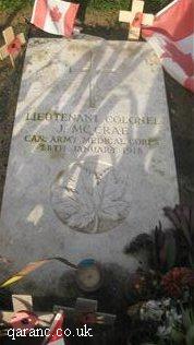 Lieutenant Colonel McCrae Grave