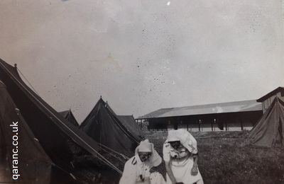 Pitching Tents QAIMNS Hospital Palestine 1941 World War Two