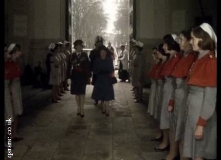 Princess Margaret Inspecting QARANC at Royal Hospital Chelsea