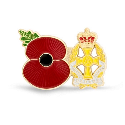 QARANC Poppy Pin Badge Royal British Legion RBL