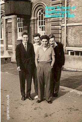 Radiographer Students Outside Royal Herbert Hospital Woolwich