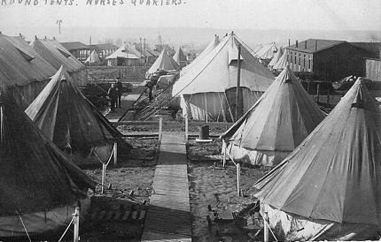 Round Tents Nurses Quarters CCS