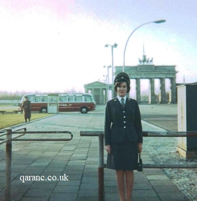 Sightseeing East Germany 1966 or 1967 No 2 QARANC Officer Uniform