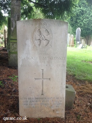 Sister Margaret McCluskey QAIMNS Grave Headstone