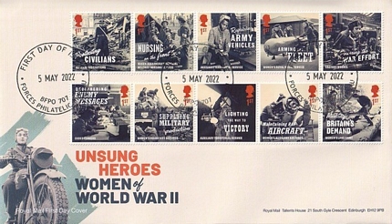 Unsung Heroes Women of WWII ICommemorative Stamp Cover