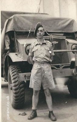 WW2 truck Gordon Highlander Soldier