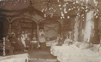 abbots ripton hall auxiliary hospital huntingdonshire christmas 1917