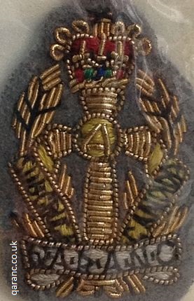 cloth QARANC cap badge beret