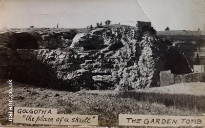 Golgotha place of skull garden tomb