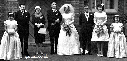 married Bridgwater Somerset wedding January 1964
