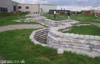 Preserved First World War One Trench