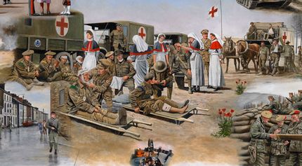 QA scene service painting first world war.jpg