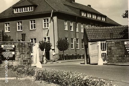 security barrier british hospital germany