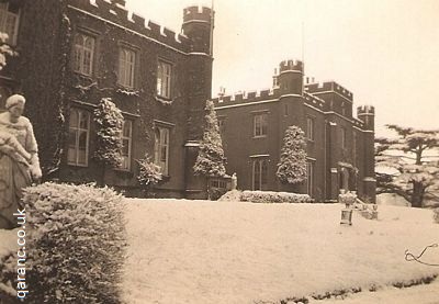 snow covered Colchester military hospital